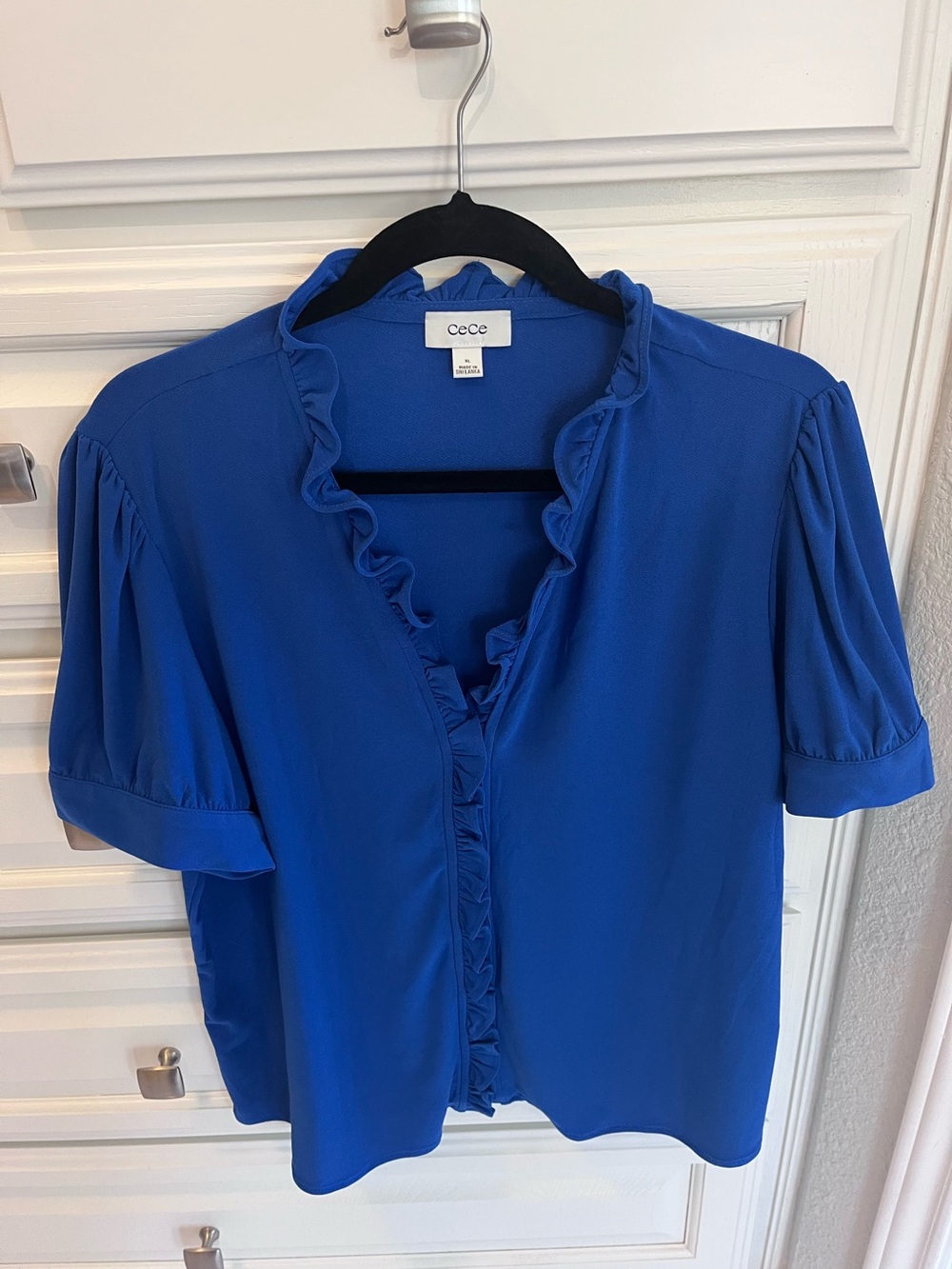 CeCe Royal Blue Blouse
